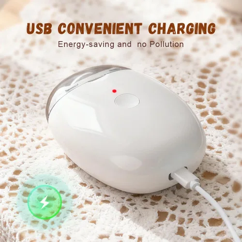 Vista 5 de Amoladora de uñas automática universal, cortaúñas eléctrico con luz LED y 3 ajustes de velocidad para un cuidado seguro de las uñas, cortaúñas