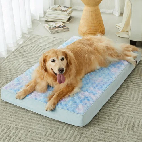 Vista 9 de WNPETHOME Cama ortopédica grande para perro, cama grande impermeable para perros con funda extraíble lavable y parte inferior antideslizante
