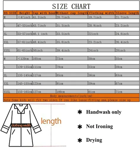 Vista 6 de SUFEINI Chubasquero para niños, traje de lluvia para niños de 6 a 13 años, para niños y niñas, con dibujos animados 3D, chaqueta impermeable