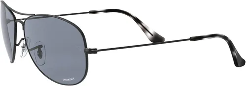 Vista 2 de Ray-Ban Rb3562 Chromance Gafas de sol de aviador espejadas Negro mateazul polarizado 59 mm