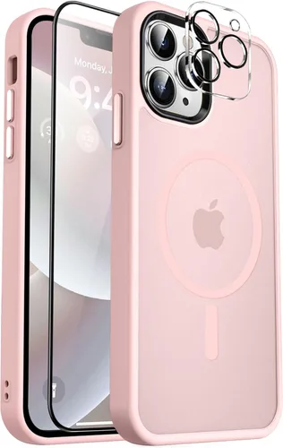 Vista 165 de MOCCA - Funda magnética resistente para iPhone XR de 6.1 pulgadas, compatible con MagSafe, funda con protección contra caídas de grado militar