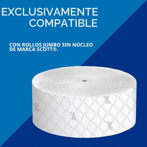 Vista 4 de kimberly-clarke 9602 Dispensador de pañuelos y cuarto de baño tela Bundle, 1 Negro, diseño de rollo de trozo, montado en la pared, compatible