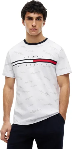 Vista 24 de Tommy Hilfiger Mens Short Sleeve Tino T-Shirt Manzana roja