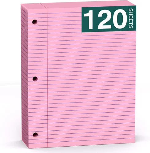 Vista 11 de Note Pads 8 X 10.5 Loose Leaf Paper, 200 Sheets, 3 Hole Punched Lined Paper, College Ruled 8 X 10.5 Notebooks, 10-1/2" X 8 Binder Writing Pads