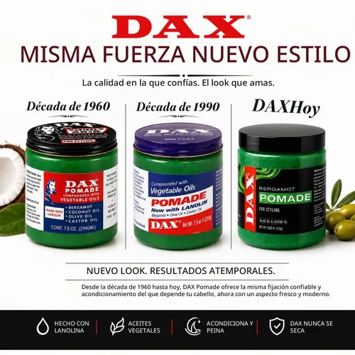 Vista 6 de Dax Pomada, 3.5 onzas