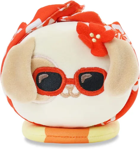 Vista 2 de Anirollz Peluche de animal de peluche – Muñeco de peluche hawaiano pequeño de 6 pulgadas Suave, esponjoso, cálido, lindo, cómodo, seguro Regalo