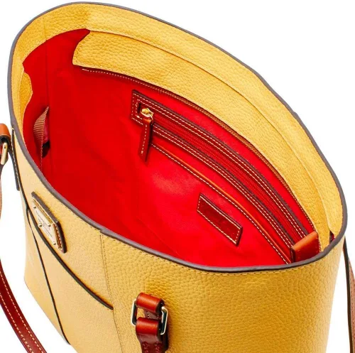 Vista 2 de Dooney & Bourke Bolso de mano, Pebble Grain Small Lexington Tote - Limón, Limón