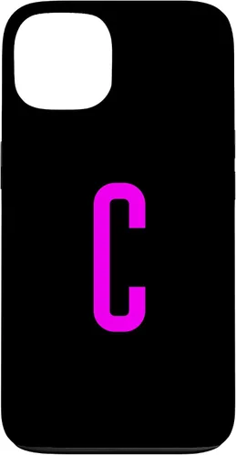 Vista 7 de iPhone 16 Letter C Magenta Favorite Initial Monogram Case