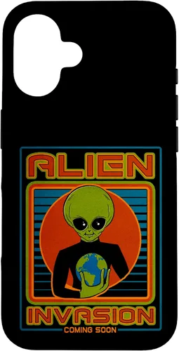 Vista 85 de Funda para iPhone 13 Pro Max Alien Invasion 1984 Tech Noir Distopía