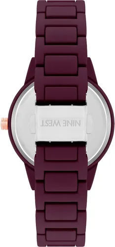 Vista 3 de Nine West Reloj de pulsera de goma para mujer