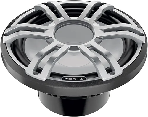 Vista 2 de HERTZ HMS 12 S2-LD-G - Subwoofer marino de 12" de 2 ohmios con LED RGB, rejilla deportiva gris