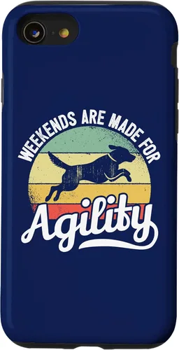 Vista 13 de iPhone 15 Dog Agility Handler - Weekends Are Made For Dog Agility Case