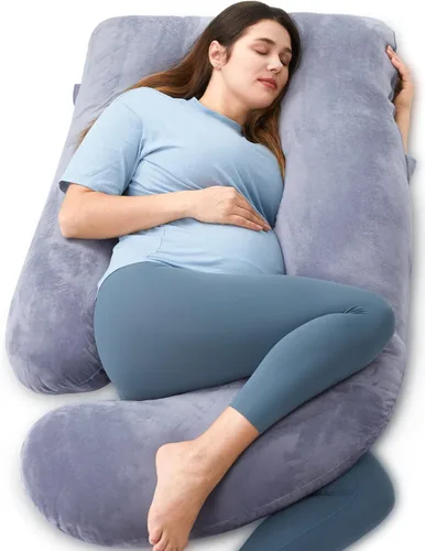 Vista 11 de Momcozy Nueva almohada de embarazo refrescante - Almohada de maternidad