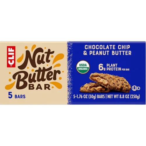 Vista 17 de CLIF - Barra de mantequilla de nuez – Barras energéticas rellenas de chispas de chocolate y mantequilla de maní – Sin OMG – Orgánico USDA – A base