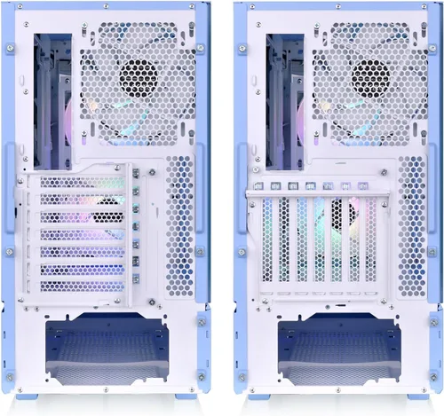 Vista 5 de Thermaltake Ceres 350 MX/Hydrangea Blue/Mid Tower/CT140 ARGB Fan*2/CT140 Fan*1/Panel frontal Mesh & TG/Conector oculto MB/CA-1Z3-00MFWN-00 Azul