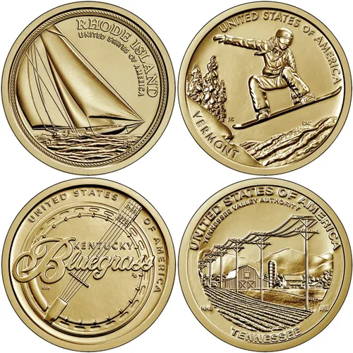Vista 6 de 2018 D - 2025 D Mint First 29 Coins of American Innovation Dollars Uncirculated