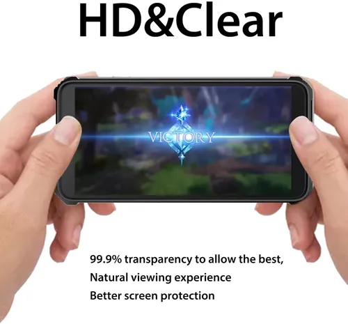 Vista 5 de Ailiber Protector de pantalla para Kyocera DuraForce Pro 3 [2 unidades], protector de pantalla DuraForce Pro3 de vidrio templado, antiarañazos