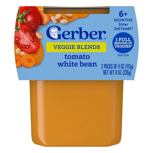 Vista 16 de Gerber Baby Food 2nd Foods, cena, puré de pollo con manzana, tubos de 4 onzas, paquete de 2 (paquete de 8)