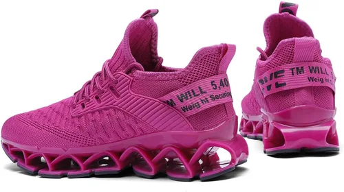 Vista 6 de Vooncosir - Zapatos de correr para mujer, cómodos, a la moda, antideslizantes, para el trabajo, zapato deportivo para caminar, zapatos atléticos