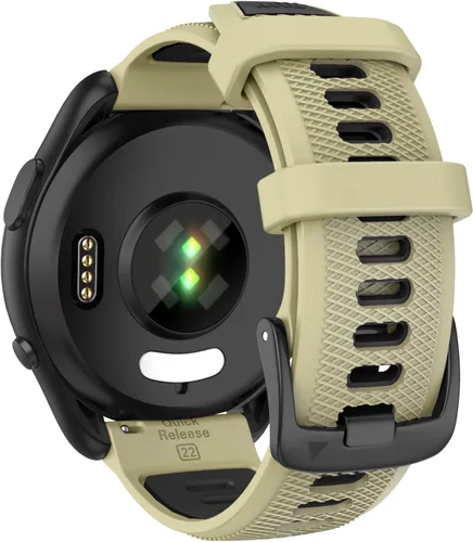 Vista 9 de OVERSTEP Correa de repuesto compatible con Garmin Forerunner 265, correas de reloj de liberación rápida de 0.866 in para Forerunner 255, Vivoactive