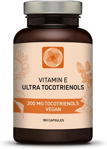 Vista 3 de Ultra tocotrienol 200mg Vitamina E Vegano – Los 4 tocotrienoles – Alfa Tocotrienol + Beta Tocotrienol + Tocotrienol Gamma + Tocotrienol Delta – Sin