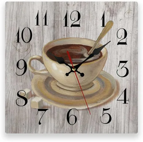 Vista 13 de LOKMU Reloj de pared silencioso sin tictac de 10 pulgadas, reloj redondo decorativo para sala de estar, cocina, hogar, baño, dormitorio, oficina