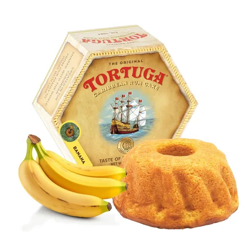Vista 10 de Tortuga - Paquete de regalo de surtido de pasteles de ron caribeño de 4 onzas
