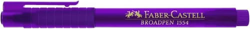 Vista 3 de Faber-Castell Broadpen 1554 - Delineador de punta (0.031 in), color violeta