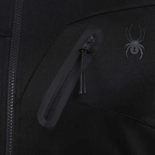 Vista 4 de Spyder Chaqueta Active con cremallera completa que absorbe la humedad para hombre