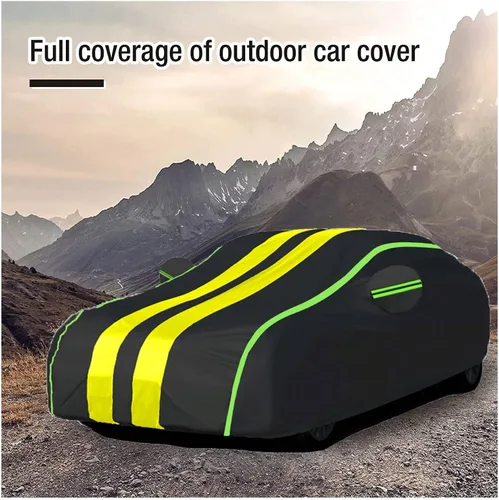 Vista 8 de DUBOM Car Cover Waterproof Outdoor, for Mercedes-Benz 190 W201, Car Cover Breathable Large, Car Cover Summer,Sun UV Resistent Dustproof A1