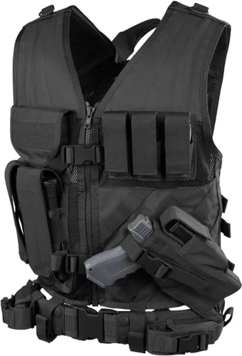 Vista 2 de Condor Chaleco cruzado unisex para adultos
