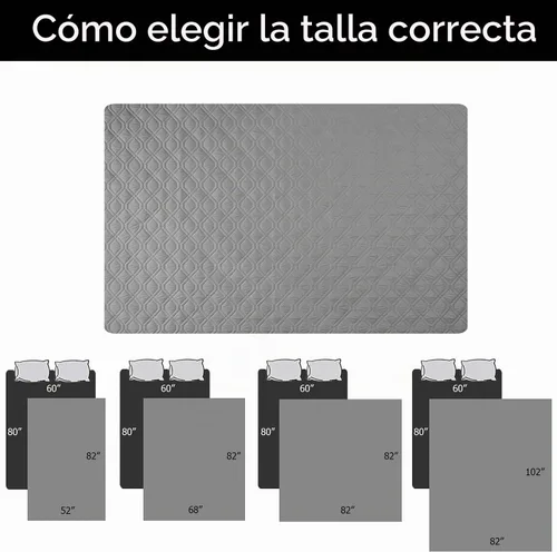 Vista 6 de Ameritex - Manta impermeable para cama de perro, manta reversible para muebles, cama, sofá
