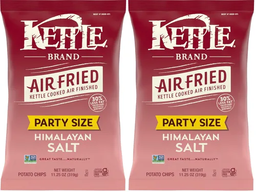 Vista 10 de Kettle Brand Papas fritas con sal del Himalaya, fritas al aire, bolsa de 6.5 onzas, (paquete de 2)