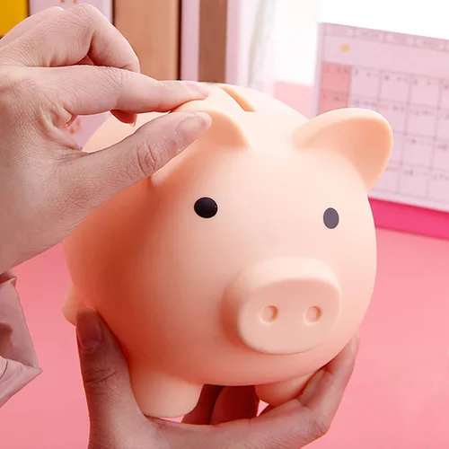 Vista 7 de Alcancía personalizada, banco de dinero con nombre personalizado para niñas y niños, caja de dinero rosa irrompible para cumpleaños, Navidad, baby