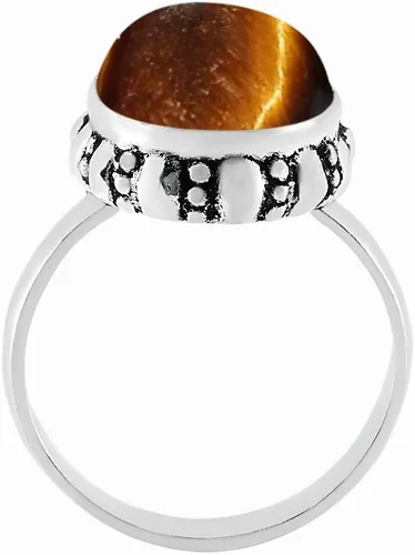 Vista 2 de MIRRAMOR Anillo de amatista de piedra lunar natural de labradorita 0.472 x 0.630in, forma ovalada, anillos solitarios para mujeres, mamá, esposa