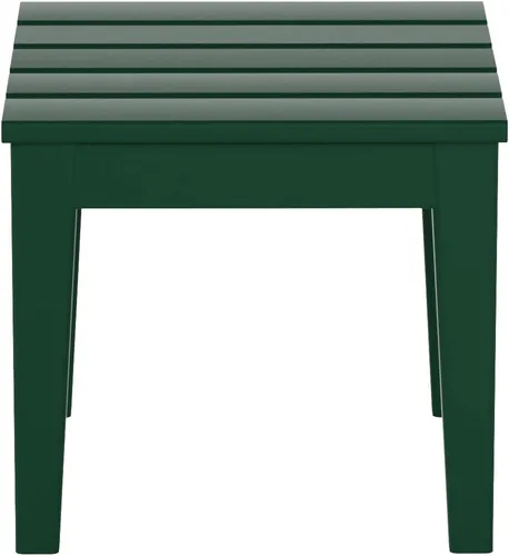 Vista 39 de WestinTrends Malibu - Mesa auxiliar cuadrada para exterior para silla Adirondack, teca