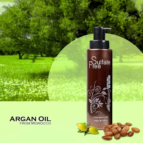 Vista 8 de BINGO HAIR CARE Champú y acondicionador de aceite de argán marroquí, aceite orgánico 100% natural, revitalizante, nutritivo, antiencrespamiento, sin