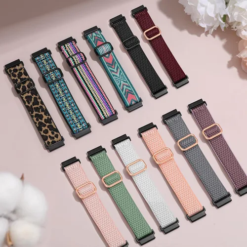 Vista 7 de Easuny Pack de 12 bandas elásticas compatibles con Samsung Galaxy Watch 7 6 5 4 FE de 40 mm, 44 mm, Galaxy 5 Pro de 45 mm, 6 Classic de 47 mm, 43
