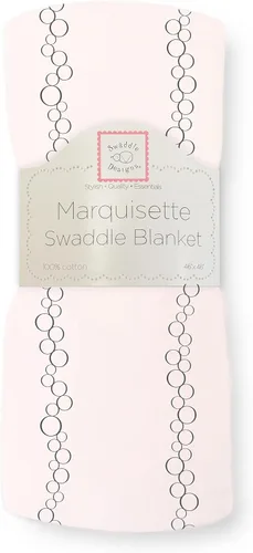 Vista 19 de SwaddleDesigns Marquisette - Manta de recepción envolvente para bebés niños y niñas, muselina de algodón premium suave, mejor regalo de baby shower