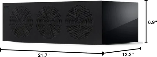 Vista 5 de KEF R2 Meta - Altavoz de alta fidelidad con canal central de 3 vías, color negro brillante