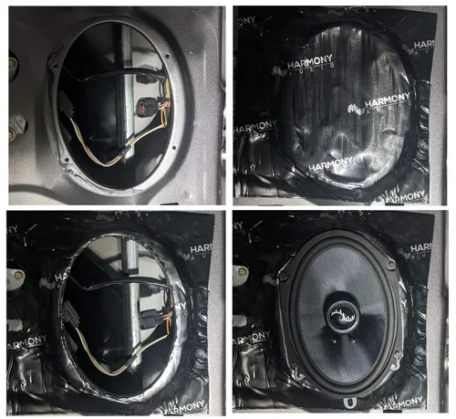 Vista 2 de Harmony Audio HA-SDSK Kit de Instalación de Altavoces para Automóvil Camión SUV con Amortiguamiento Insonorización de Sonido (2) Láminas de 10" x 10