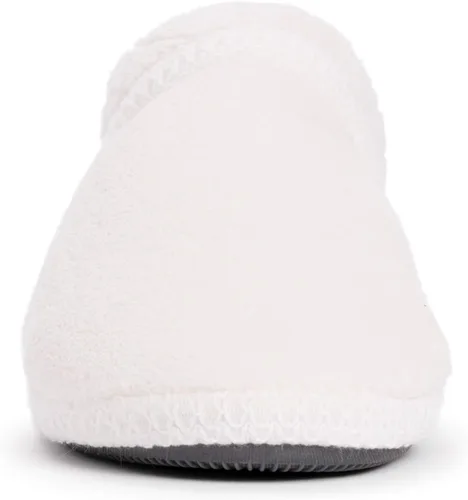 Vista 2 de MUK LUKS Pantuflas de pie completo Rita Micro Chenille para mujer