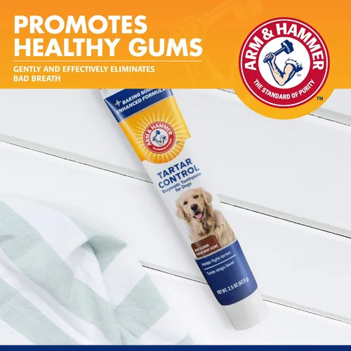 Vista 3 de Pasta dental para perros, sabor carne de res Arm & Hammer Advanced Care Enzymatic