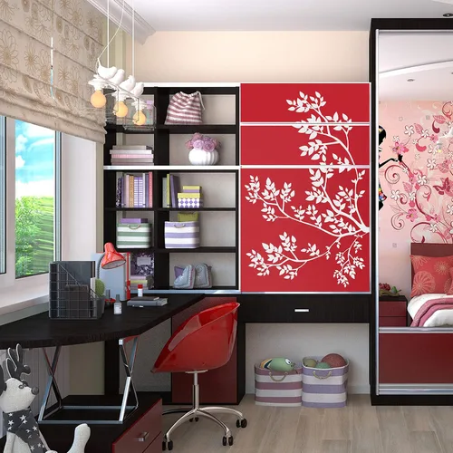 Vista 6 de Con-Tact Brand Creative Covering, forro autoadhesivo para estantes, rollo de vinilo multiusos, fácil de usar y aplicar, 18'' x 9', rojo bombero Rojo