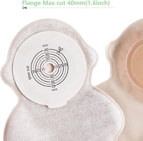 Vista 2 de Bolsa de ostomía para recién nacidos, bolsa desechable para heces (10 piezas)