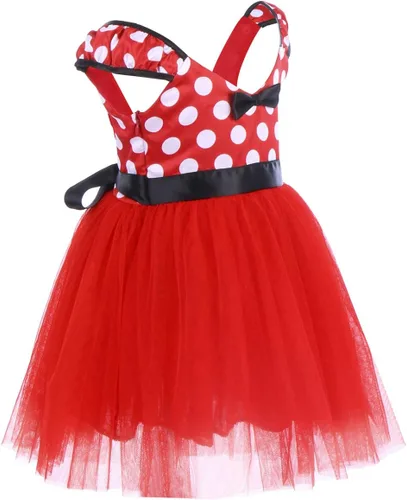 Vista 45 de IWEMEK - Maillot de ballet con diadema para niña con lunares, disfraz con diadema, leotardo