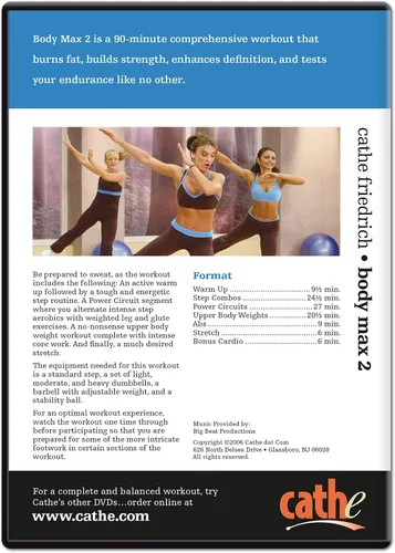 Vista 2 de Cathe Friedrich's Body Max 2 DVD