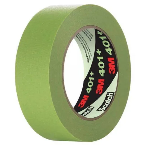 Vista 4 de 3M™ Cinta adhesiva verde de alto rendimiento 401+, 0.945 in x 180.4 ft 6,7 mil, 24 rollos/caja