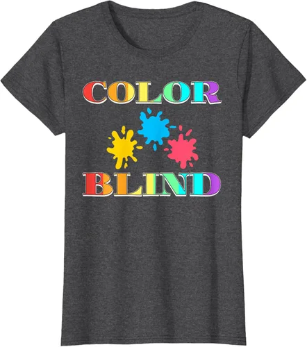 Vista 3 de Color Blind Camiseta Test Funny Glasses Visions