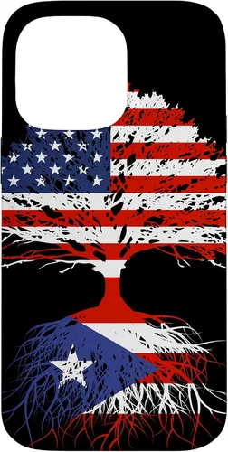 Vista 21 de Puerto Rico Boricuas Roots - Carcasa para iPhone 17, diseño de bandera estadounidense de Puerto Rico